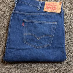 Blue Levis 501s