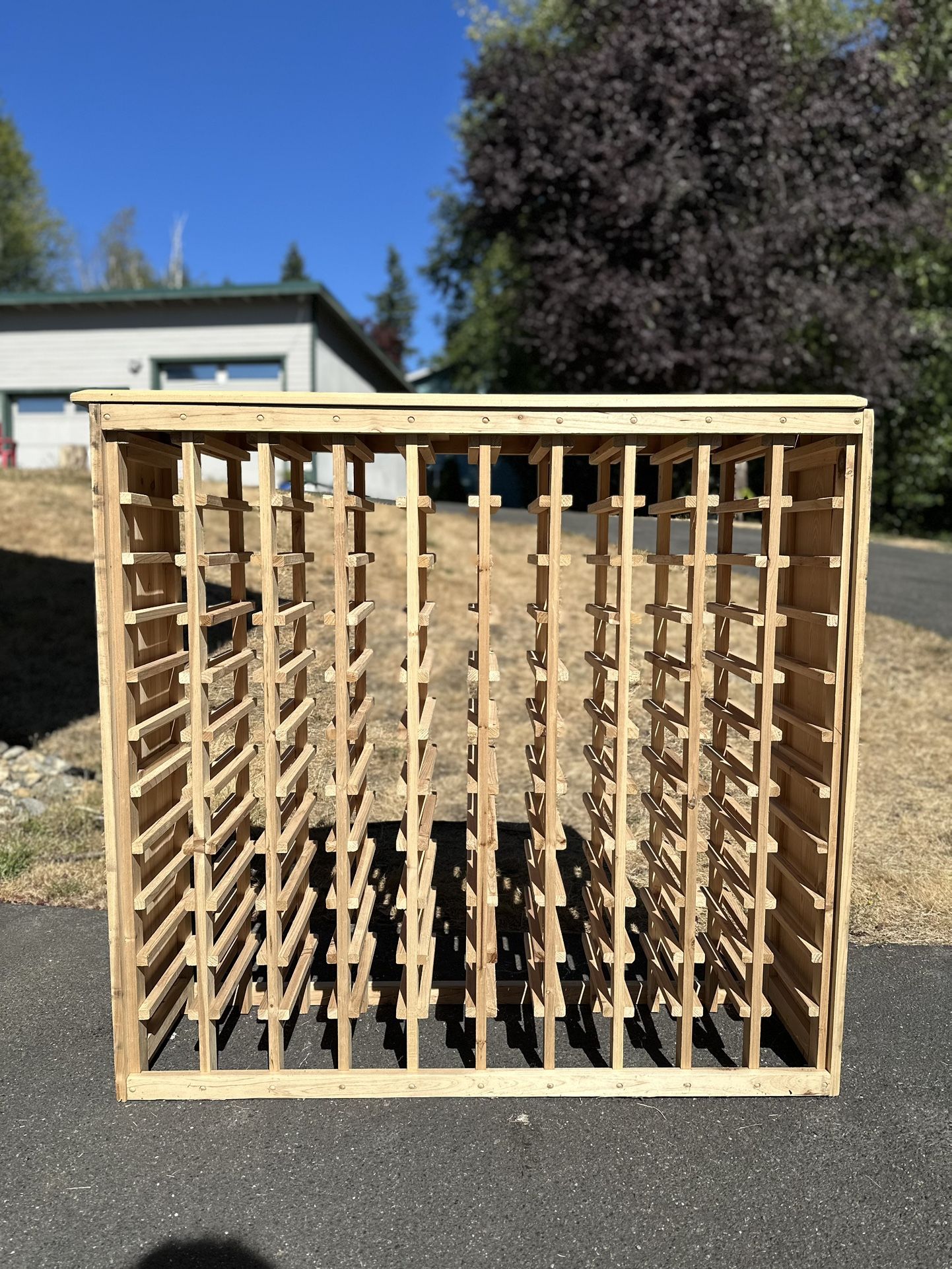 Solid Wood Wine Rack