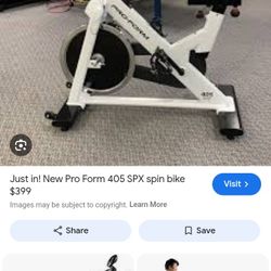 Spinning Exercise Bike Pro-form 405 Spx
