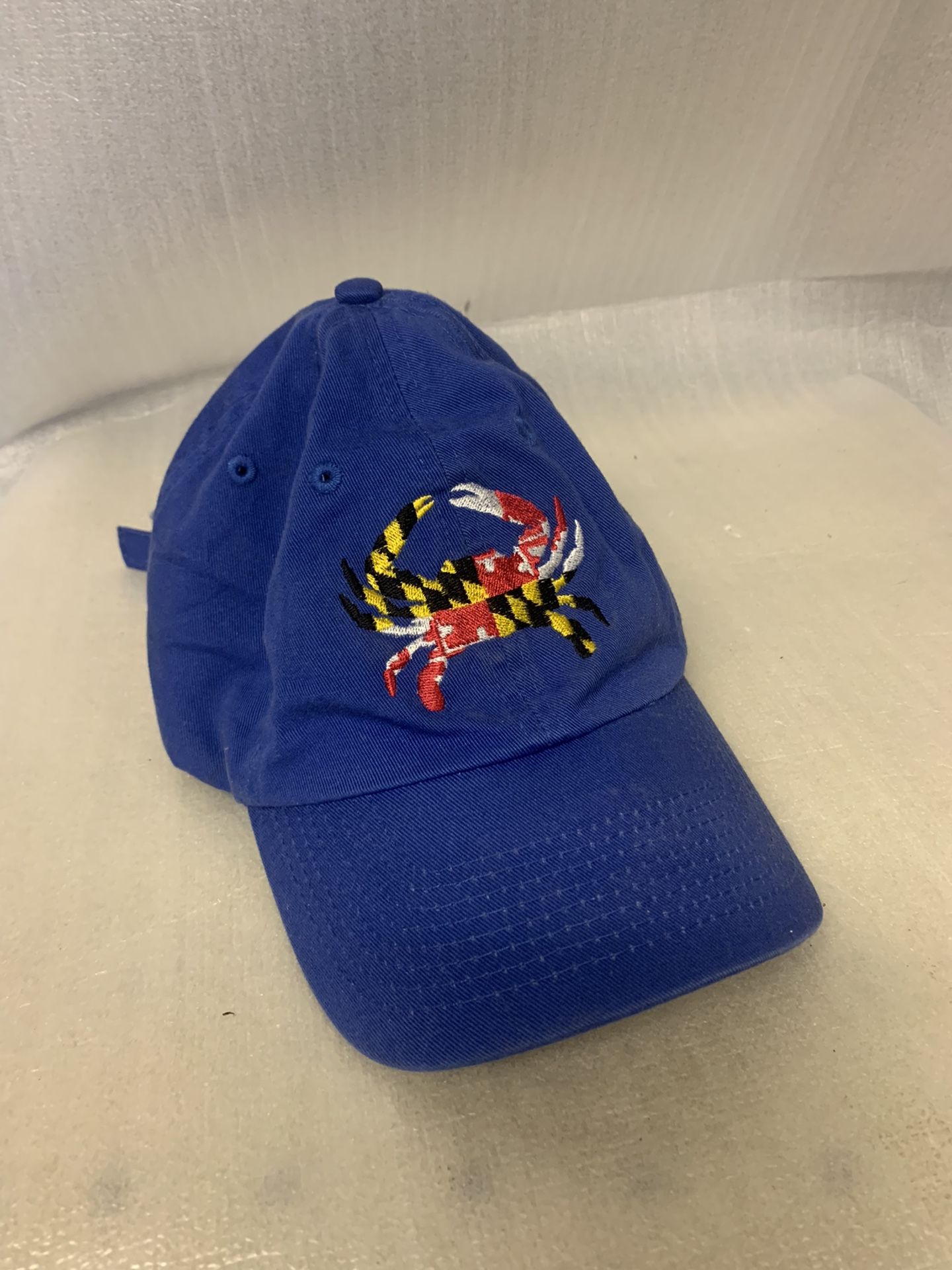 Unisex Blue Baseball Cap Maryland Flag Crab Embroidered Hat