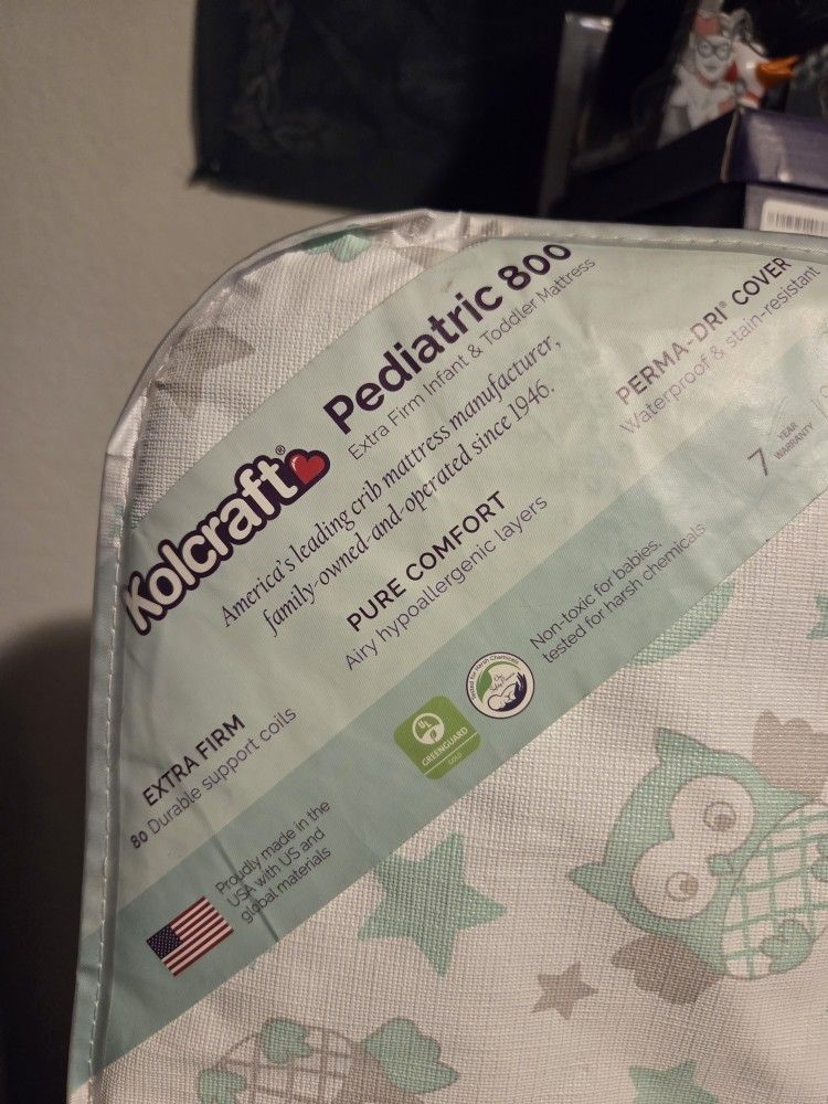 Kolcraft 800 Pedatric Crib/ Toddler Mattress