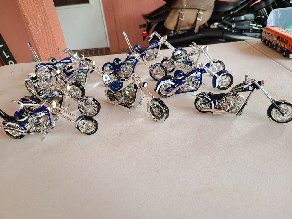 Dallas Cowboys Collectible Motorcycles