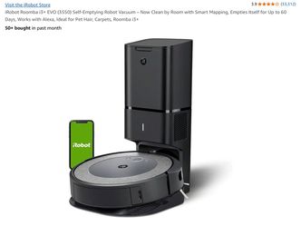 ‼️USED ONCE‼️Moving Sale‼️ iRobot Roomba i3+ EVO Self-Emptying Robot Vacuum