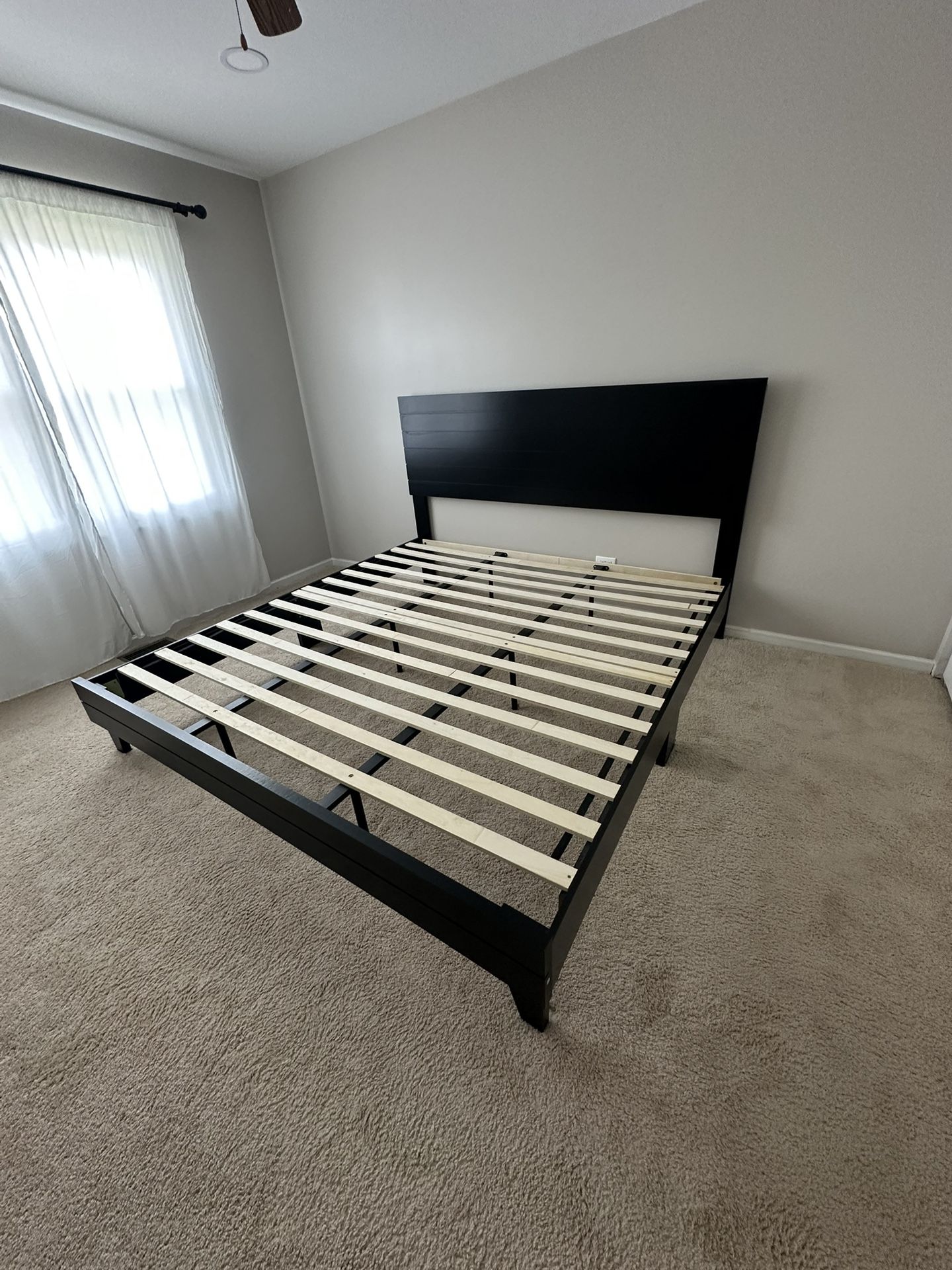 King Size Solid Wood Bed Frame