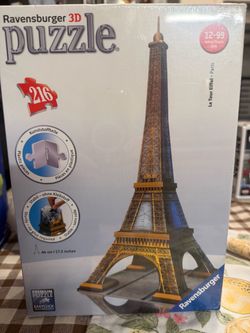 Ravensburger 3D Eiffel Tower Puzzle 216 Pieces