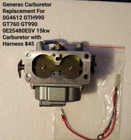 Generac Carburetor Replacement