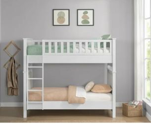 Bayside Twin Over Twin Upholstered Bunk Bed