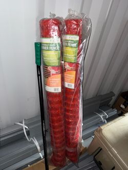 4’ x 100’ High Visibility Orange Barrier Fence