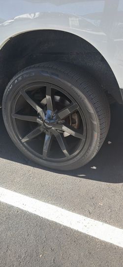 22 inch kmc rims with street tires