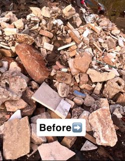 Rocks, Boulders & Bricks For Construction and remodeling in great condition (pick up Del Valle Austin)