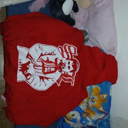Red sweater