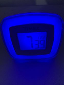 Small timex color changing clock 