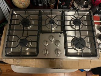36 in. Gas Cooktop in White with 5 Burners including Power Boil Burners