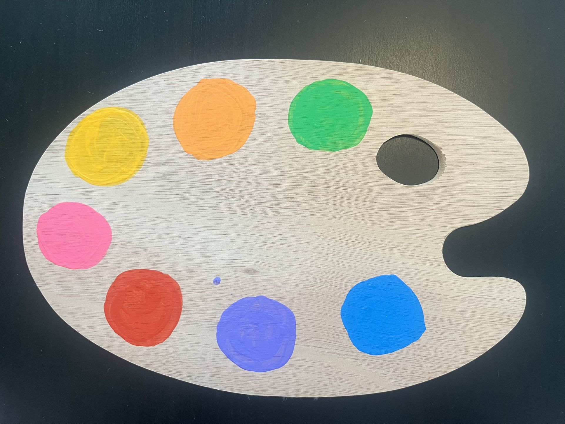 Bob Ross/ Van Gogh Costume Palette Prop