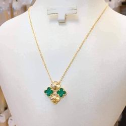 Necklace Plated Gold 18 K