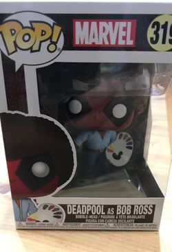 Funko pop Deadpool bob ross 319