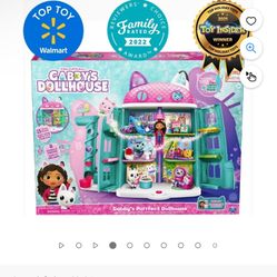 Gabby's Dollhouse, Purrfect Dollhouse 2-Foot Tall Playset with Sounds, 15 Pieces