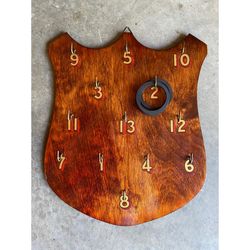 Wooden Ring Toss Game, Mid Century Modern,