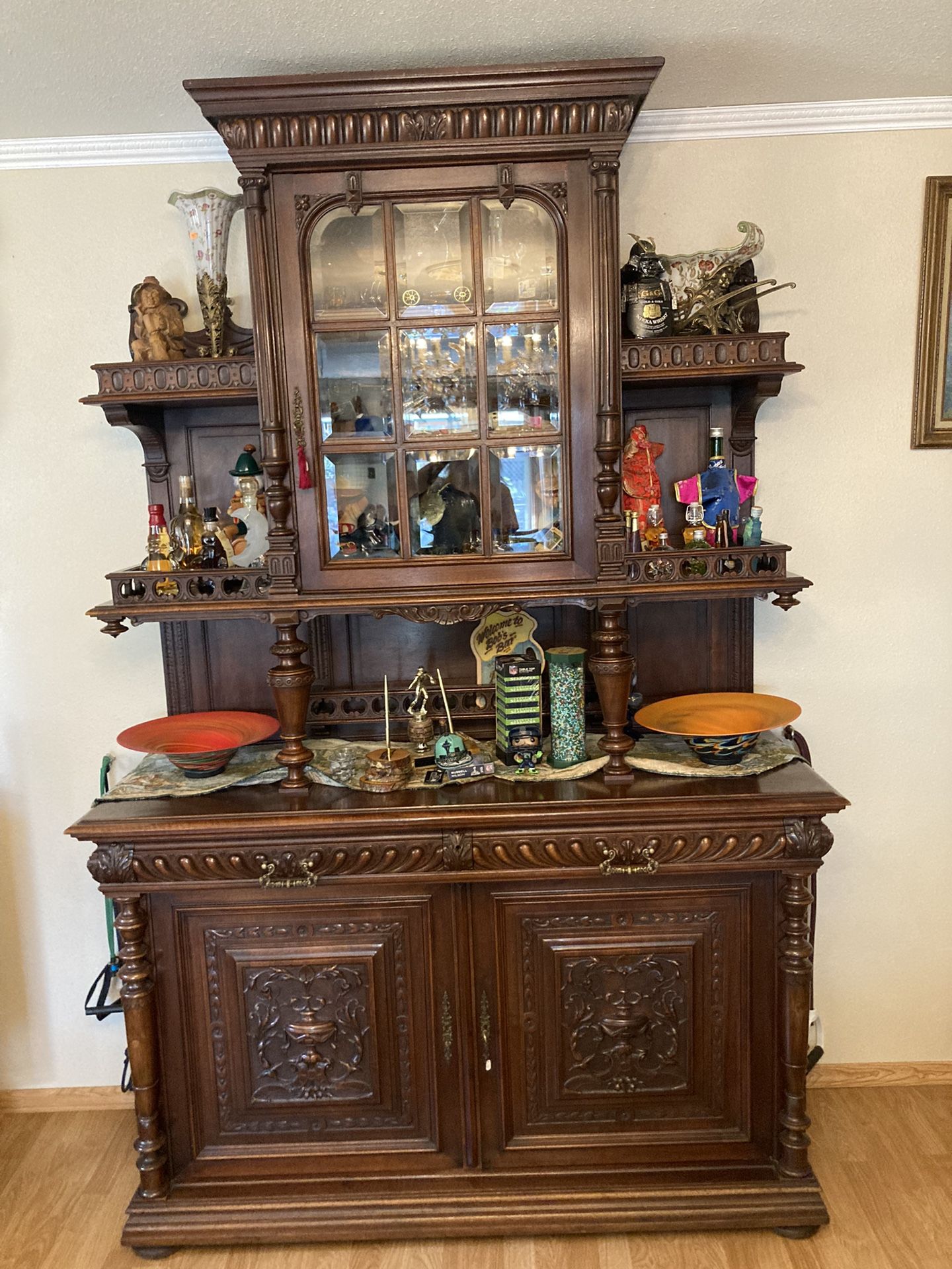 1880’s French Mahogany Sideboard