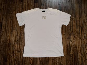 Fear Of God Seventh 7th Collection FG Logo Perfect Vintage T-shirt Size XL