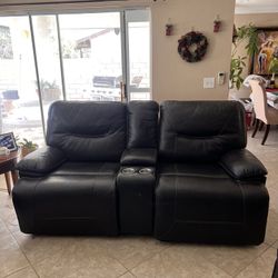Leather Couch Set