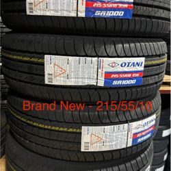 (4) - 215/55/18 Otani SA1000 All Season Tires 
