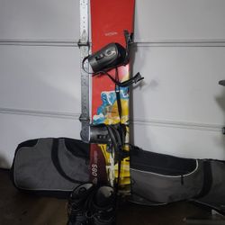 Oxygen Snowboard, Bag, Bindings, and Boots