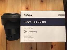 Sigma 16mm 1.4 dc dn