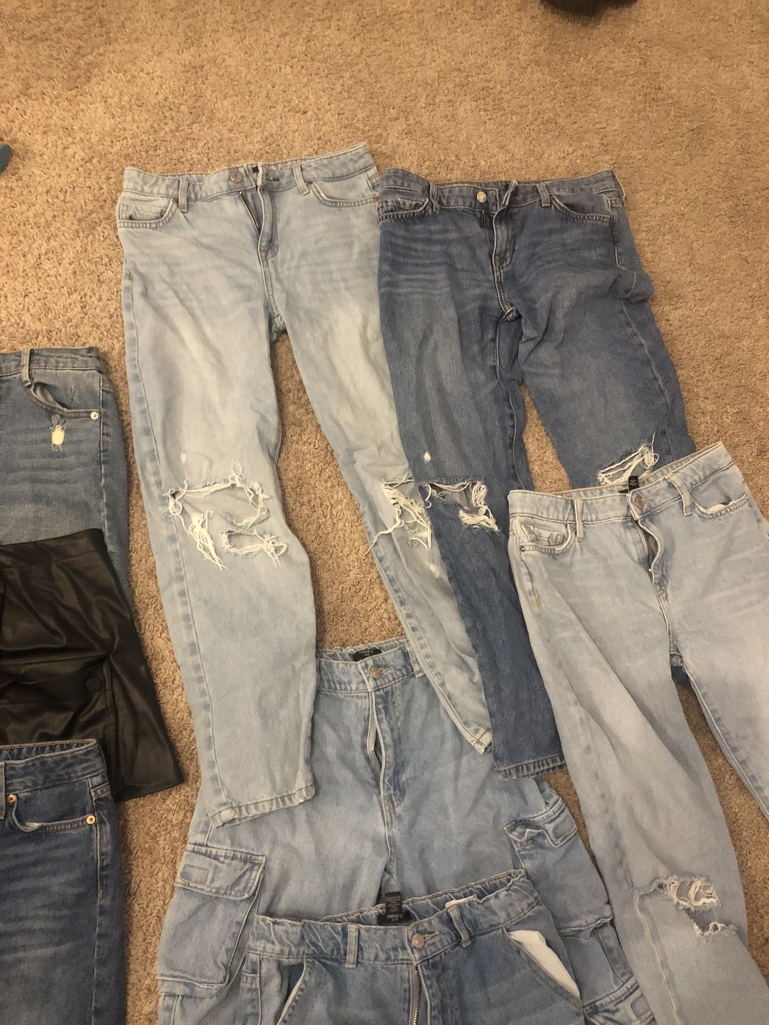 Girls Jeans +2 Skirts