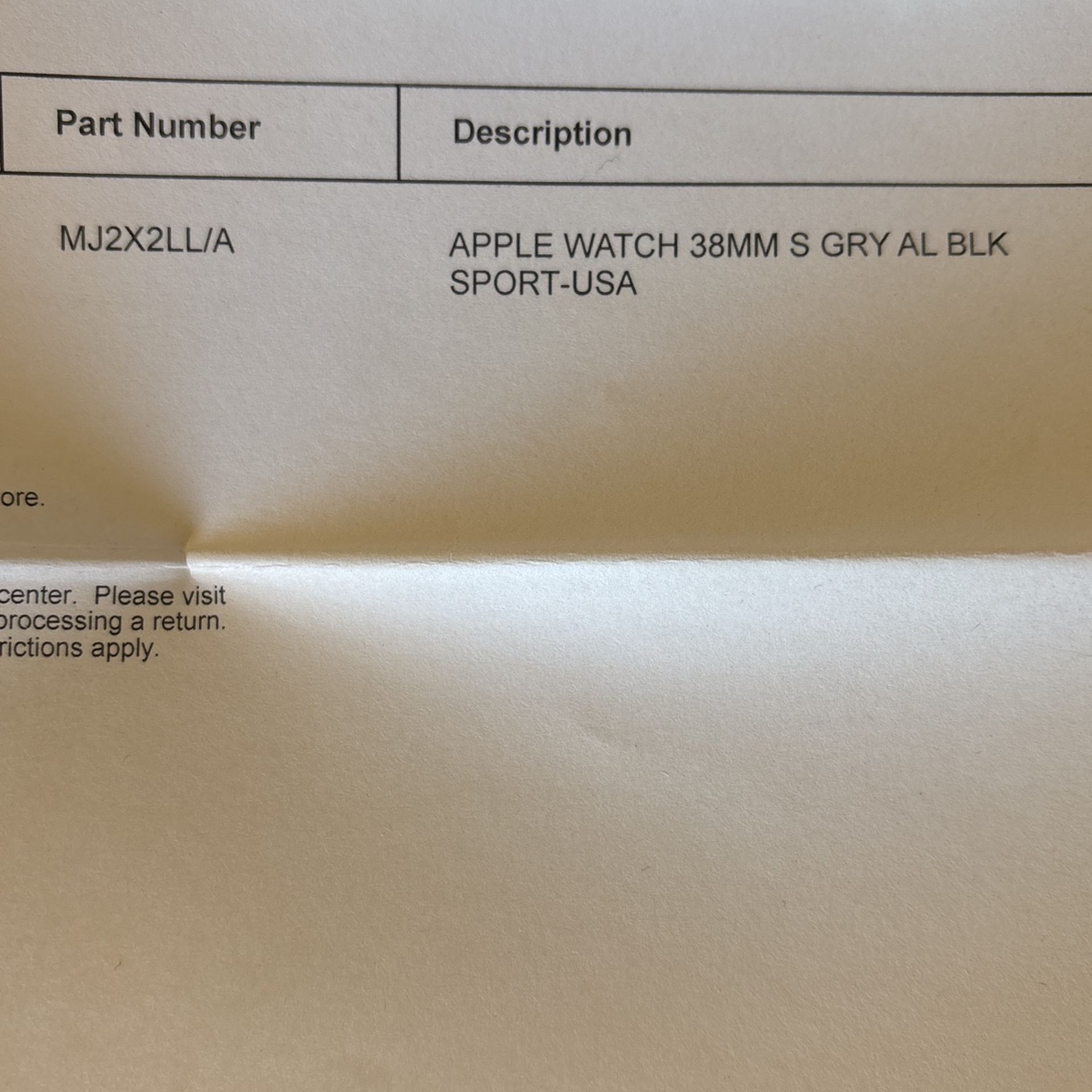 Original Apple Watch 1st Generation