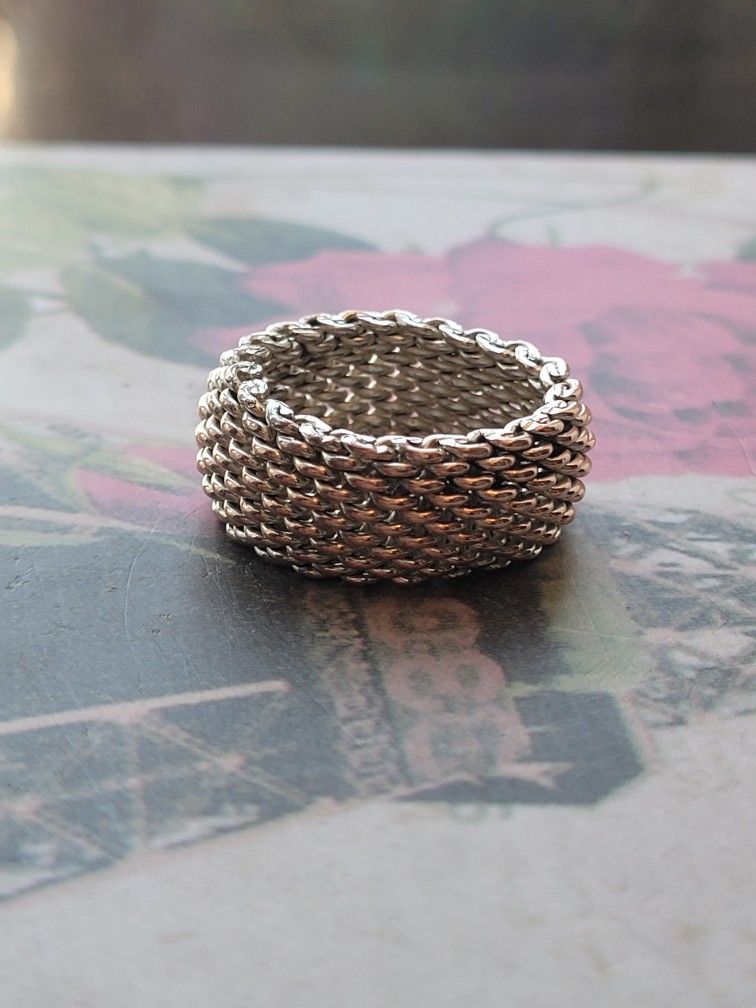Tiffany And Co Ring Mesh Size 7