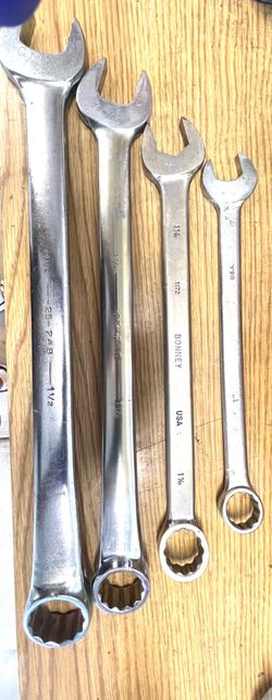 4- piece combination wrenches