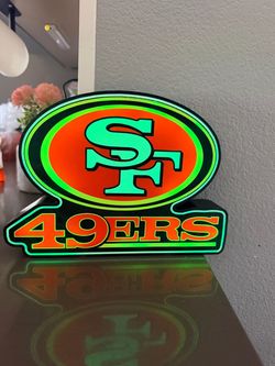 San Francisco 49ers light box