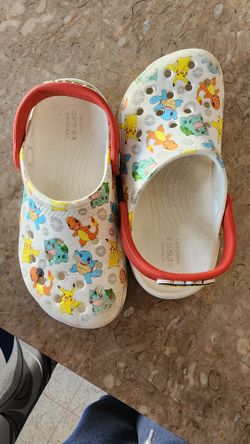 Pokemon Crocs Size 11 $10 Pair.