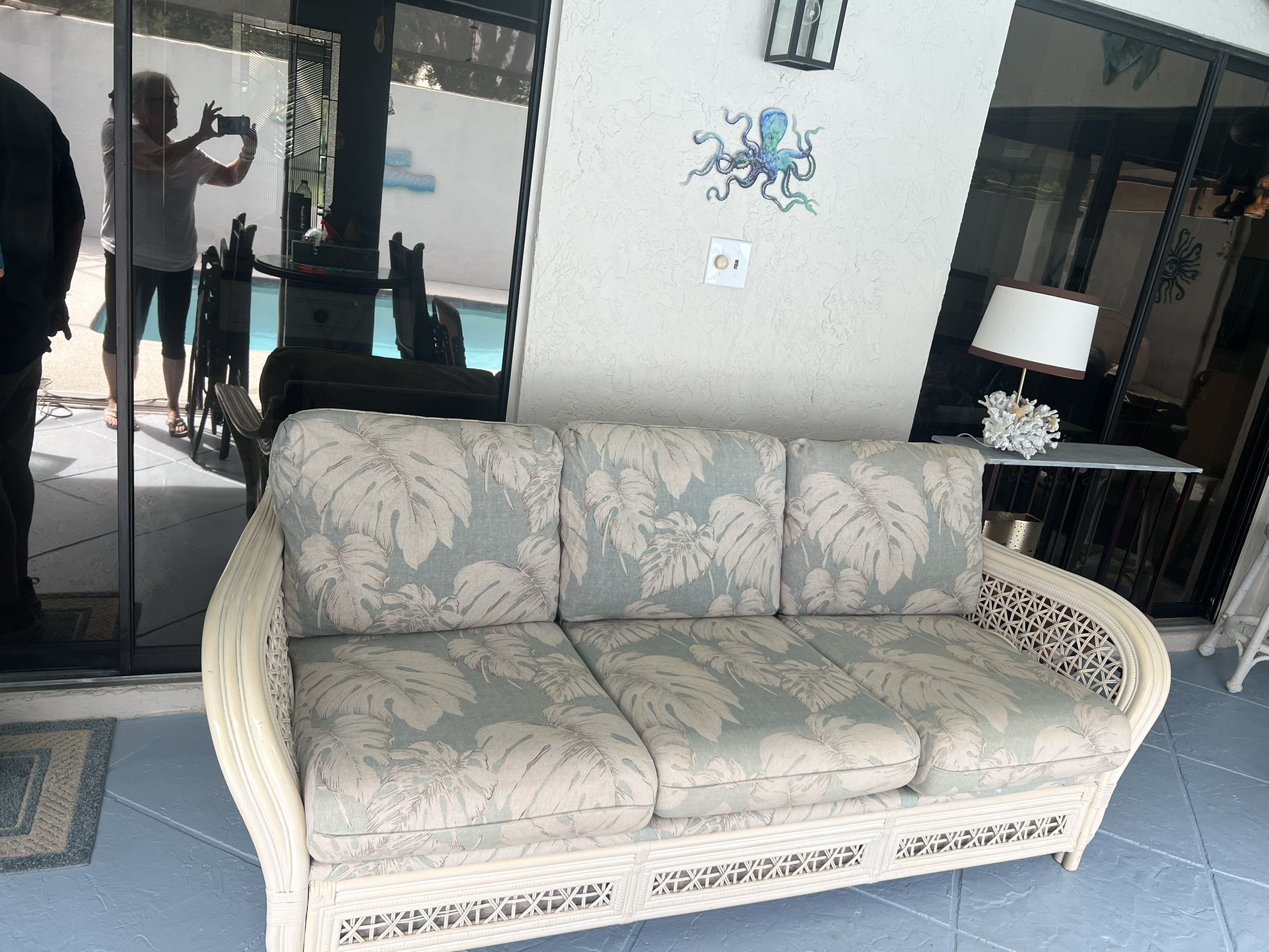 Rattan Sofa