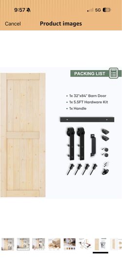 New barn doors