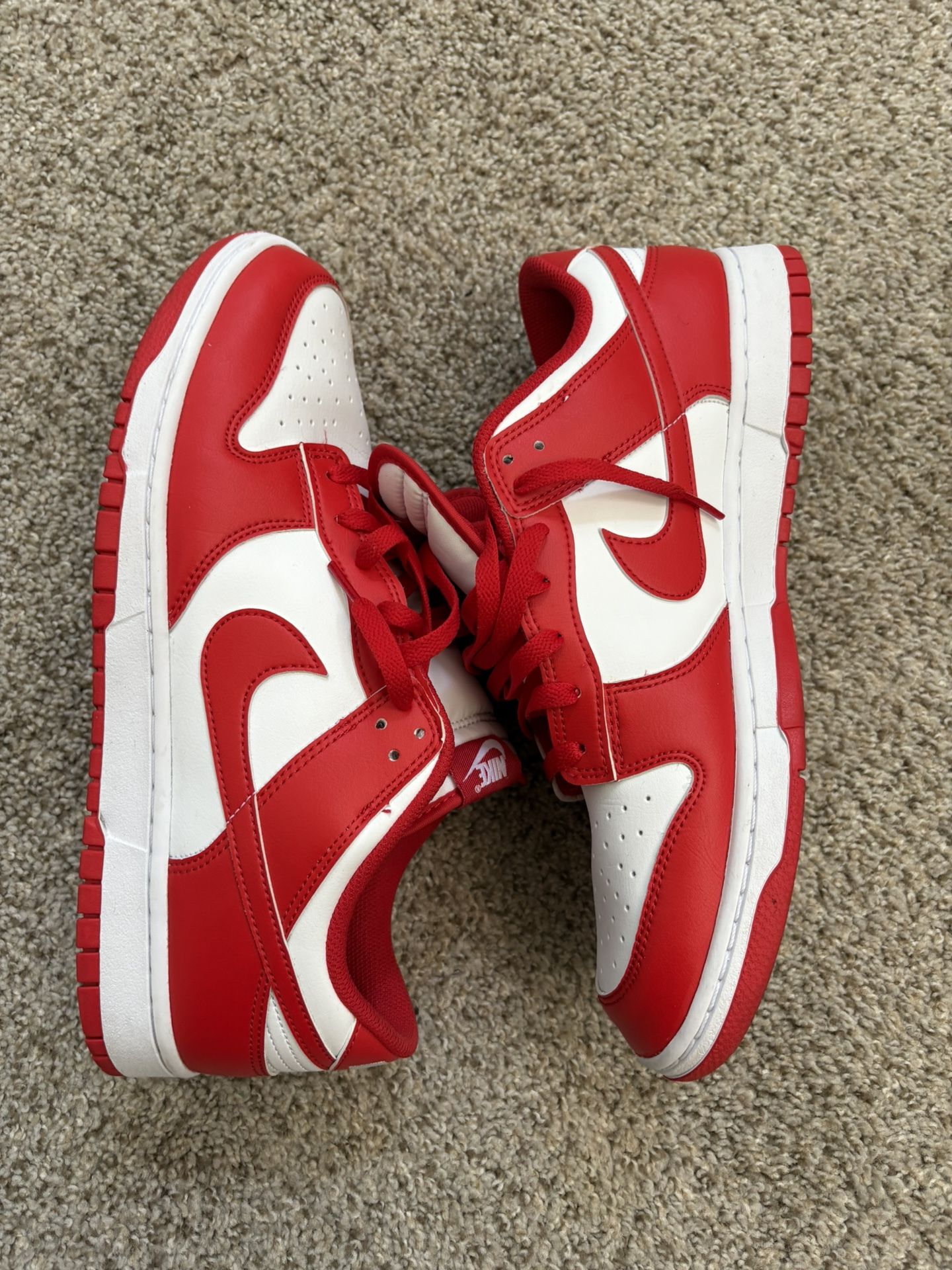 Red & White Dunks Men’s Size 12.5 $80
