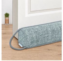 Weighted Door Draft Stopper, 36 Inch, Gray, Under Door Gap Filler
