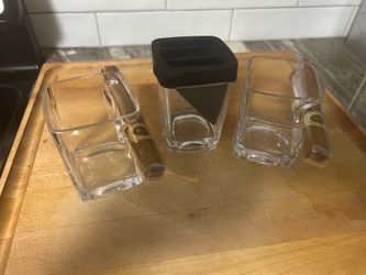 CORKCICLE  WHISKEY WEDGE + TWO CIGAR GLASS BUNDLE