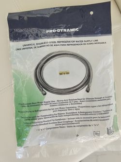 New PRO-DYNAMIC 7-Ft Stainless Steel Refrigerator Water Supply Line