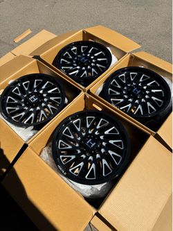 Brand New Hostile “Syclone” 20” Off-Road Wheels for 6x5.5 (6x139.7) Trucks SUVs 20x9 0 Offset