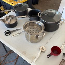 Kitchen pots, Pans, Misc