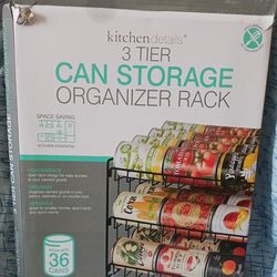 Three Tier Can Storage Rack
