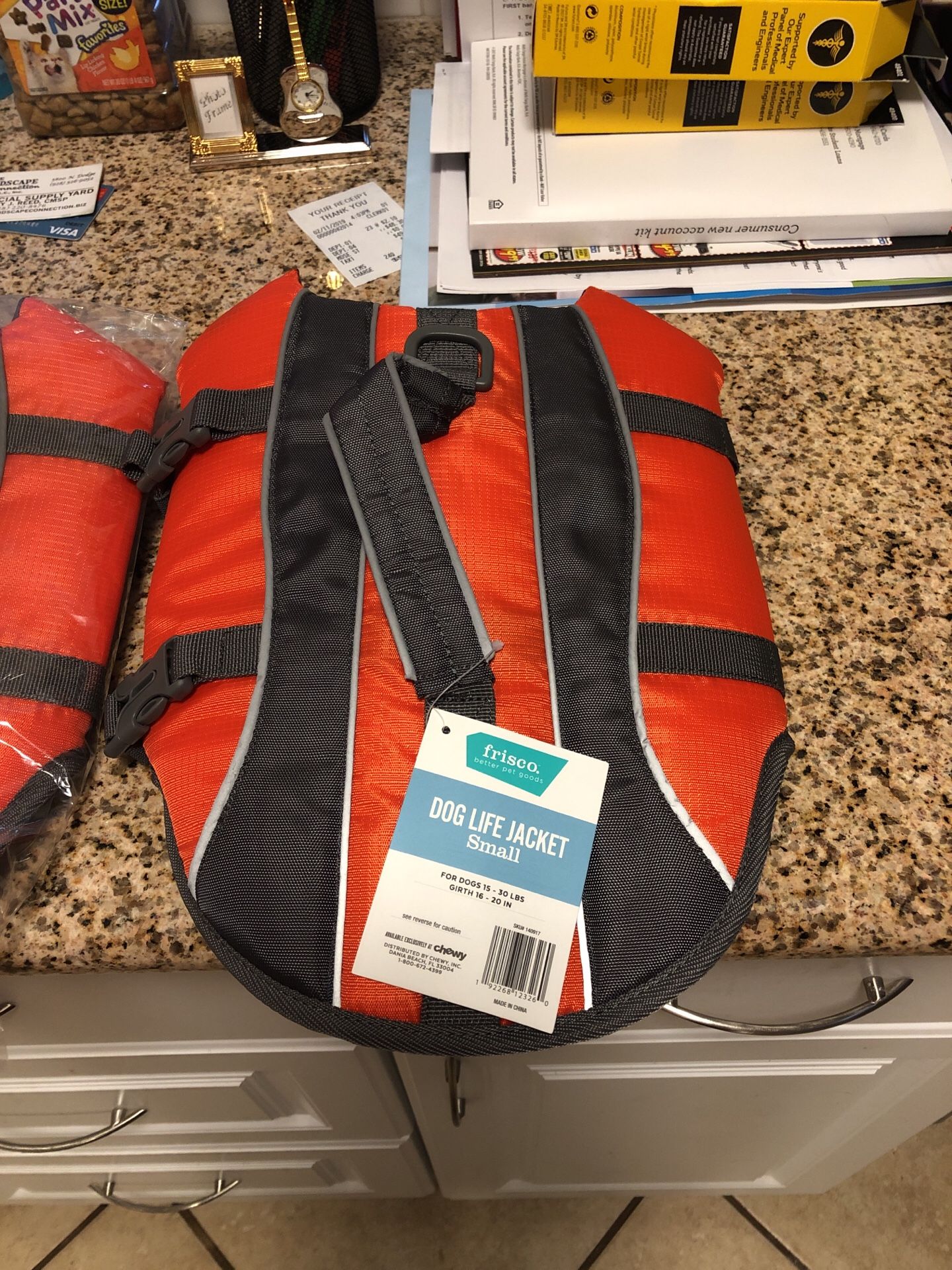 Small doggie life vests for boating