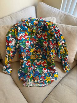 OppoSuits Super Mario Button Down Dress Up Shirt