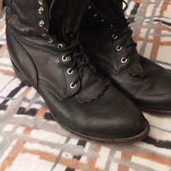 Justin Lace Up Boots 