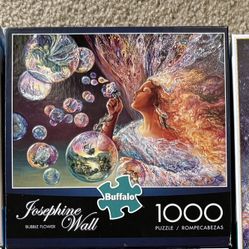 (3) Puzzles: 1000pc Glitter Josephine Wall $5 Each