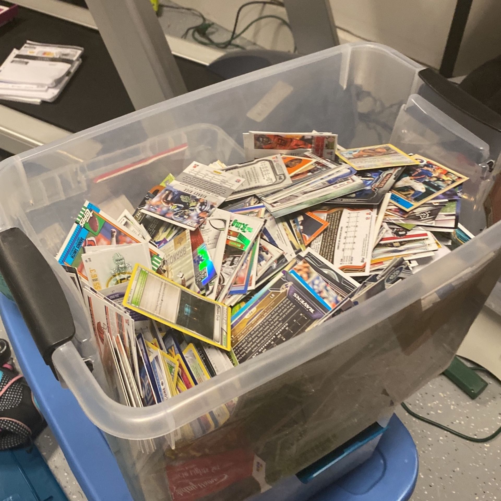 Huge Box Of Random Cards (Pokémon, Football, Baseball, Hockey)