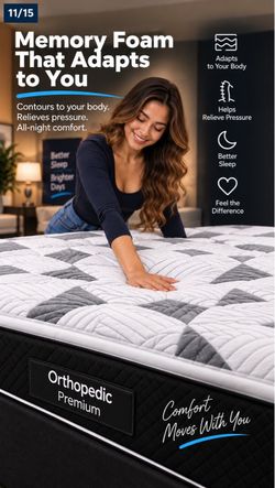 Brand New Ortho Supreme Mattresses – prices vary by size- Enjoy fast Free Delivery - Hablamos espanol