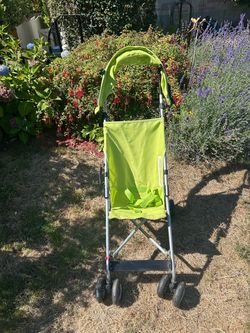Lightweight green baby stollerli